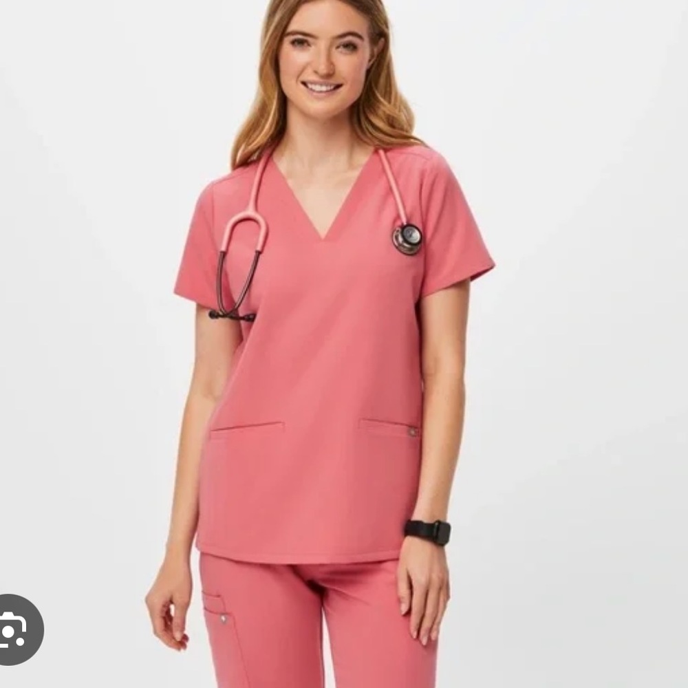 FIGS SET DESERT ROSE XS